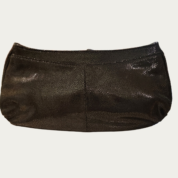 Judith Ripka Black BOW Clutch with Silver Accents EUC - Picture 4 of 14